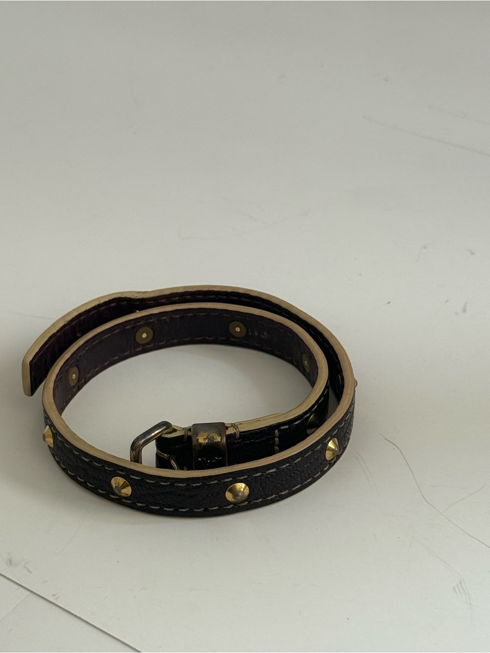 Louis Vuitton Suhali Stud Leather Black bracelet 🌟 - Picture 8 of 8